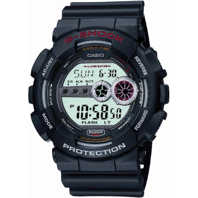 Casio GD100-1A Reloj para hombre de resina Negro G-Shock Correa Digital